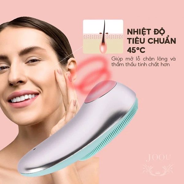 Máy rửa mặt, massage 2 trong 1 JOOU M6 tăng hấp thụ dưỡng chất, se khít Lỗ Chân Lông