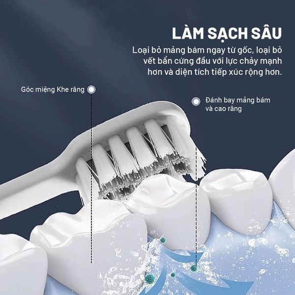 Bàn chải điện Hyundai - OC-013 (Tặng 1 đầu bàn chải thay thế)