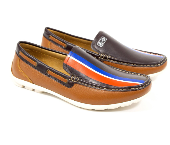 Giày Loafer Nam Da Phối Nhiều Màu - WL512