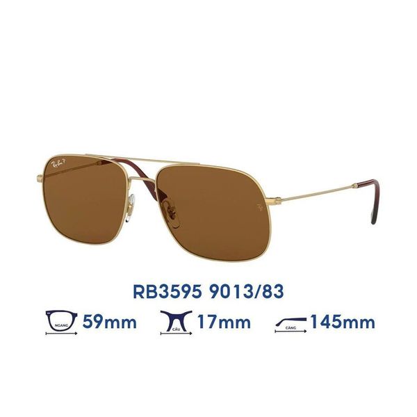 Kính mát Rayban RB3595 9013 83