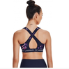 Áo bra thể thao nữ Under Armour CROBACK MID PRINT - 1361042-410