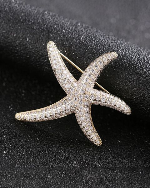 Cài Áo Sao Biển Crystal