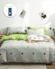 Bộ Drap & Chăn Chần Cotton Print 160x200 (4 Món) (Tặng 1 Hộp 10 Khẩu Trang 4D)