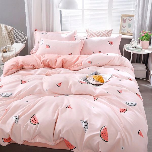 Bộ Drap & Chăn Chần Sweet Love 160x200 (5 Món) (Tặng Khăn Mặt Tenderly) FSL1213