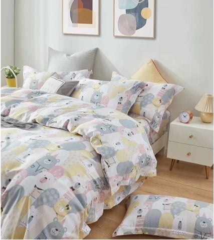 Bộ Drap & Chăn Chần Tencel Microfiber 180x200 (5 Món)