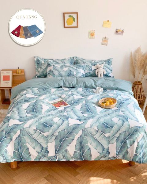 Bộ Drap & Chăn Chần Sweet Love 160x200 (5 Món) (Tặng Khăn Mặt Tenderly) FSL1213