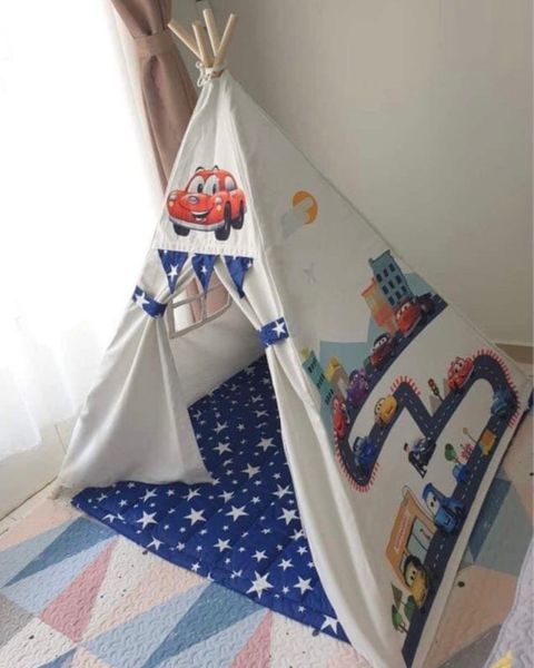 Bộ Lều Vải & Nệm Chần Cotton 150x120