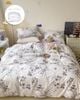 Bộ Drap & Vỏ Chăn Cotton Organic 180x200 (4 Món) (Tặng Ruột Chăn Cotton Cao Cấp)
