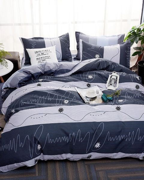 Bộ Drap & Chăn Chần EDLR 160x200 (5 Món) (Tặng 3 Cuộn Túi Rác EIG) EDLP04