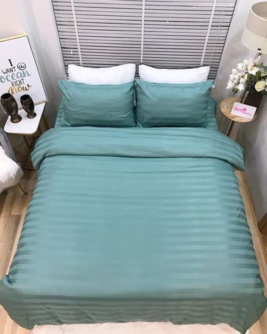 Bộ Drap Giường King 180x200 (3 Món) ARMYBLUE