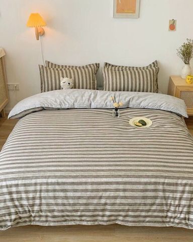 Bộ Drap & Chăn Chần Cotton 180x200 (5 Món) PLP013