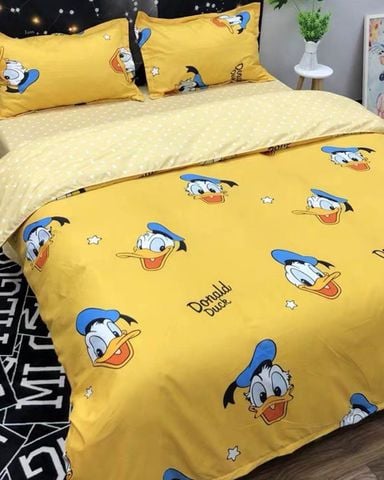Bộ Drap Bọc & Chăn Chần Cotton LayLa 180x200 (5 Món) CT005