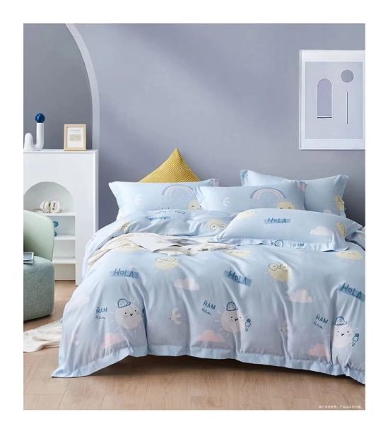 Bộ Drap & Chăn Chần Tencel Microfiber 180x200 (5 Món)