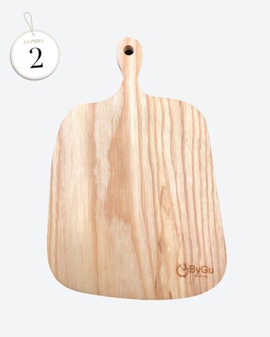 Combo 2 Khay Gỗ Tần Bì Chữ Nhật Đa Năng 40x15