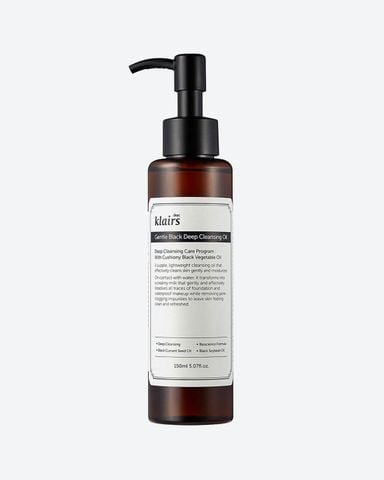 Dầu Tẩy Trang Gentle Black Deep Cleansing Oil 150ml ( DATE 10/2026 )