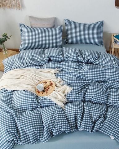 Bộ Drap & Chăn Chần Cotton LayLa 180x200 (5 Món) 2067