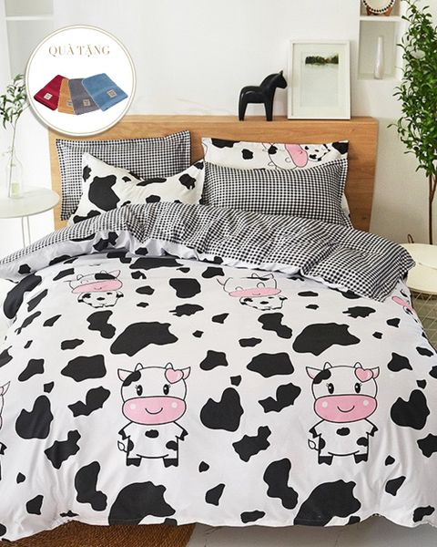 Bộ Drap & Chăn Chần Sweet Love 160x200 (5 Món) (Tặng Khăn Mặt Tenderly) FSL1213