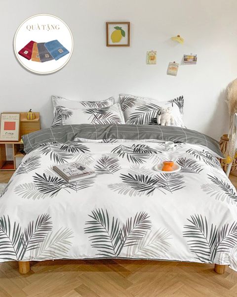 Bộ Drap & Chăn Chần Sweet Love 180x200 (5 Món) (Tặng Khăn Mặt Tenderly) FSL1213