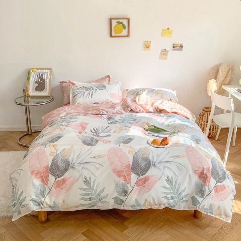 Bộ Drap & Chăn Chần Sweet Love 160x200 (5 Món) (Tặng Khăn Mặt Tenderly) FSL1213