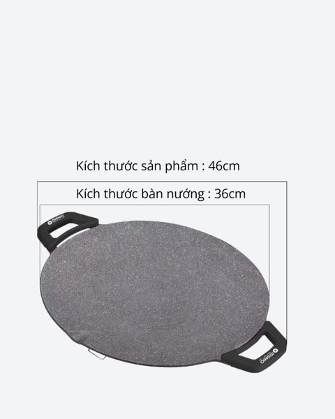Bàn Nướng Đá Tròn 1000W 36cm