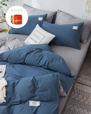 Bộ Drap & Chăn Cotton Nhật 160x200 (5 Món) (Tặng Bao Lì Xì & Vỏ Gối Lụa)