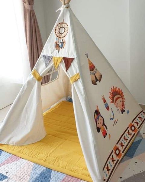 Bộ Lều Vải & Nệm Chần Cotton 150x120