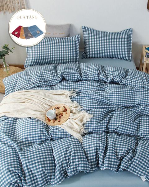 Bộ Drap & Chăn Chần Sweet Love 160x200 (5 Món) (Tặng Khăn Mặt Tenderly) FSL1213