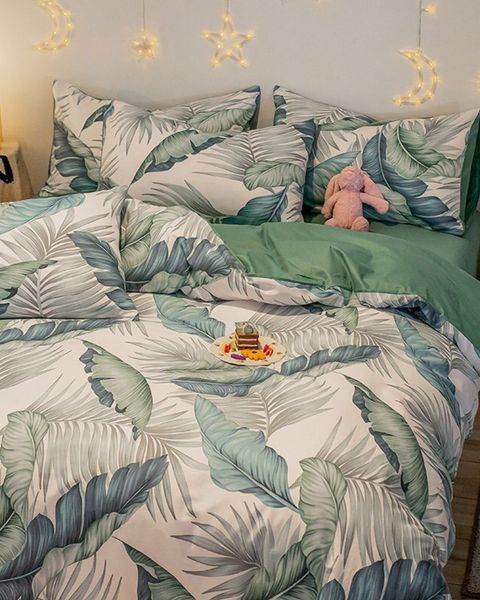 Bộ Drap & Chăn Chần Cotton Lụa 180x200 (4 Món )