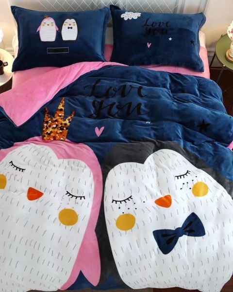 Bộ ga phủ Freesize & Vỏ Chăn Tuyết Nhung (4 MÓN )