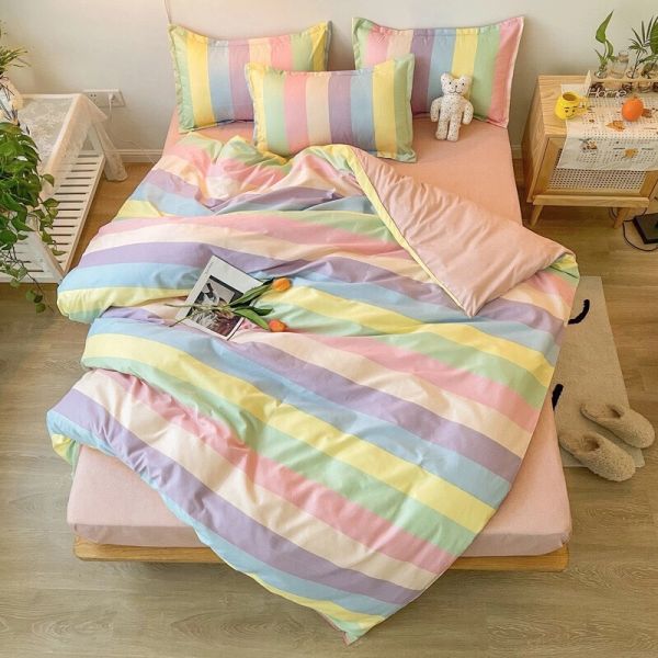 Bộ Drap & Chăn Chần Sweet Love 160x200 (5 Món) (Tặng Khăn Mặt Tenderly) FSL1213