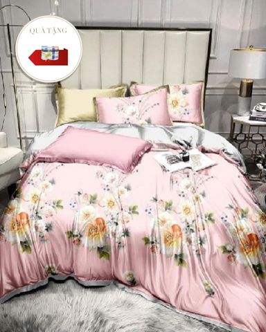 Bộ Drap & Chăn Chần Sweet Love 160x200 (5 Món)
