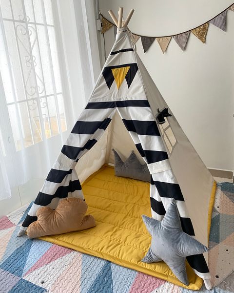 Bộ Lều Vải & Nệm Chần Cotton 150x120