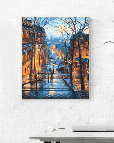 Tranh Sơn Dầu Số Hóa Tự Tô Bậc Thang