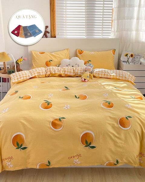 Bộ Drap & Chăn Chần Sweet Love 180x200 (5 Món) (Tặng Khăn Mặt Tenderly) FSL1213