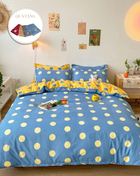 Bộ Drap & Chăn Chần Sweet Love 180x200 (5 Món) (Tặng Khăn Mặt Tenderly) FSL1213