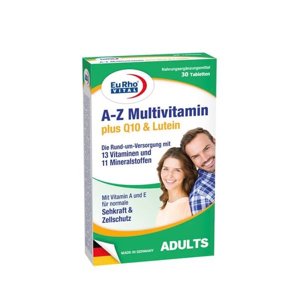 Viên uống bổ sung AZ Multivitamin + Q10 & Lutein (30 viên - 60 viên)