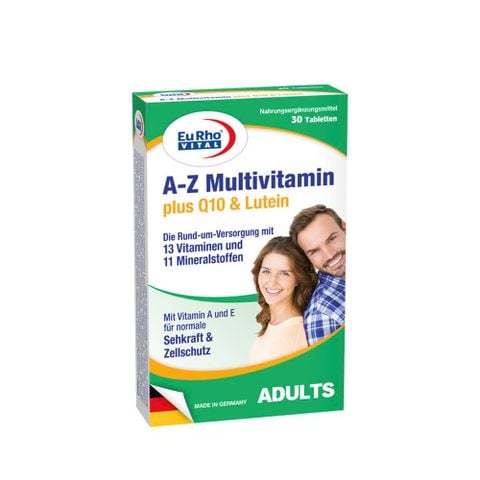 Viên uống bổ sung AZ Multivitamin + Q10 & Lutein (30 viên - 60 viên)