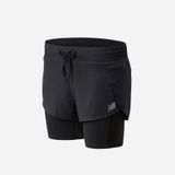 Quần Short Nữ Impact Run 2 In 1 Black
