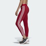 Quần Legging Tập Luyện Nữ Solid 3 Stripes Maroon