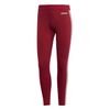 Quần Legging Tập Luyện Nữ Solid 3 Stripes Maroon