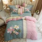 Bộ Drap & Vỏ Chăn Lụa Luxury Silk 140x200 (4 Món)