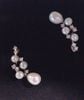 Hoa Tai Nữ Kya Jewel Ngọc Trai Tự Nhiên Sang Trọng Độc Đáo (BẠC, TRẮNG) E212