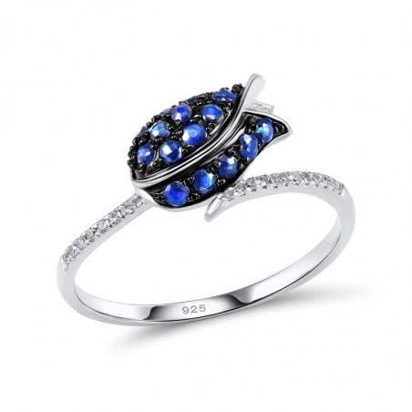 Nhẫn Dark Blue Tulip (Blue, Size 6)