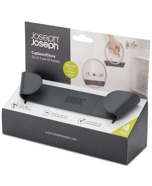 Bộ 4 Giá Đỡ Nắp Xoong Nồi Dán Tường Joseph Joseph 85149