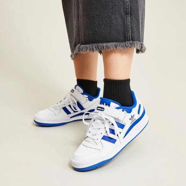 Giày Thể Thao Adidas Forum Low FY7756 Màu Trắng/Xanh ( SIZE 43 )