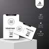  Danh Thiếp Thông Minh NFC In Tên & Logo Thẻ Trắng 