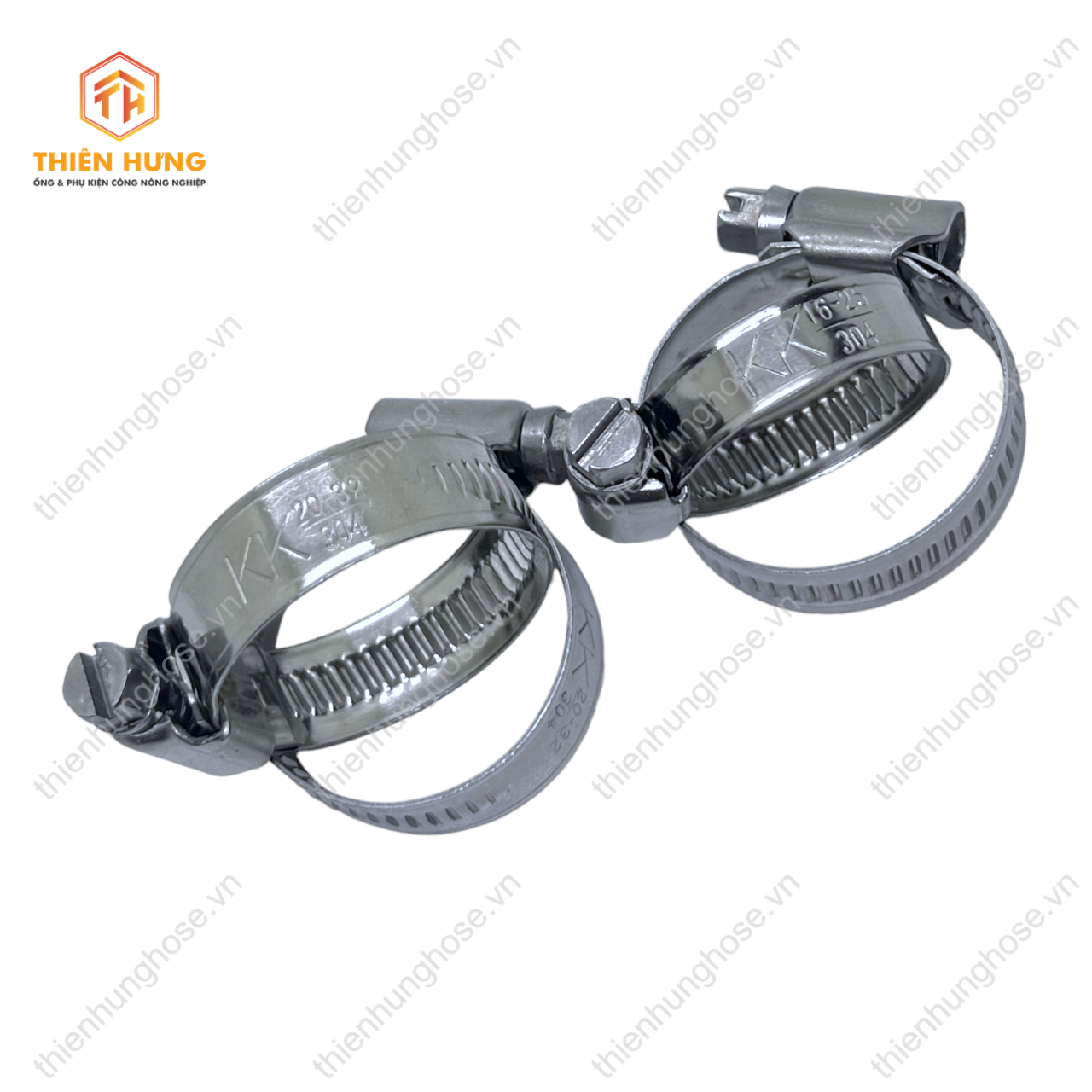 Cổ dê xiết vít, đai xiết inox 304