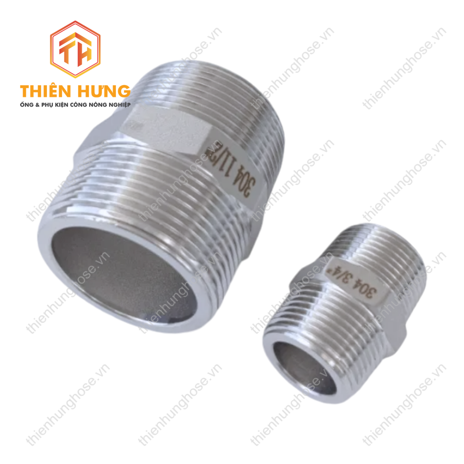 Kép Nối Ren Ngoài INOX 304 [ ren 13mm ~ 60mm ]