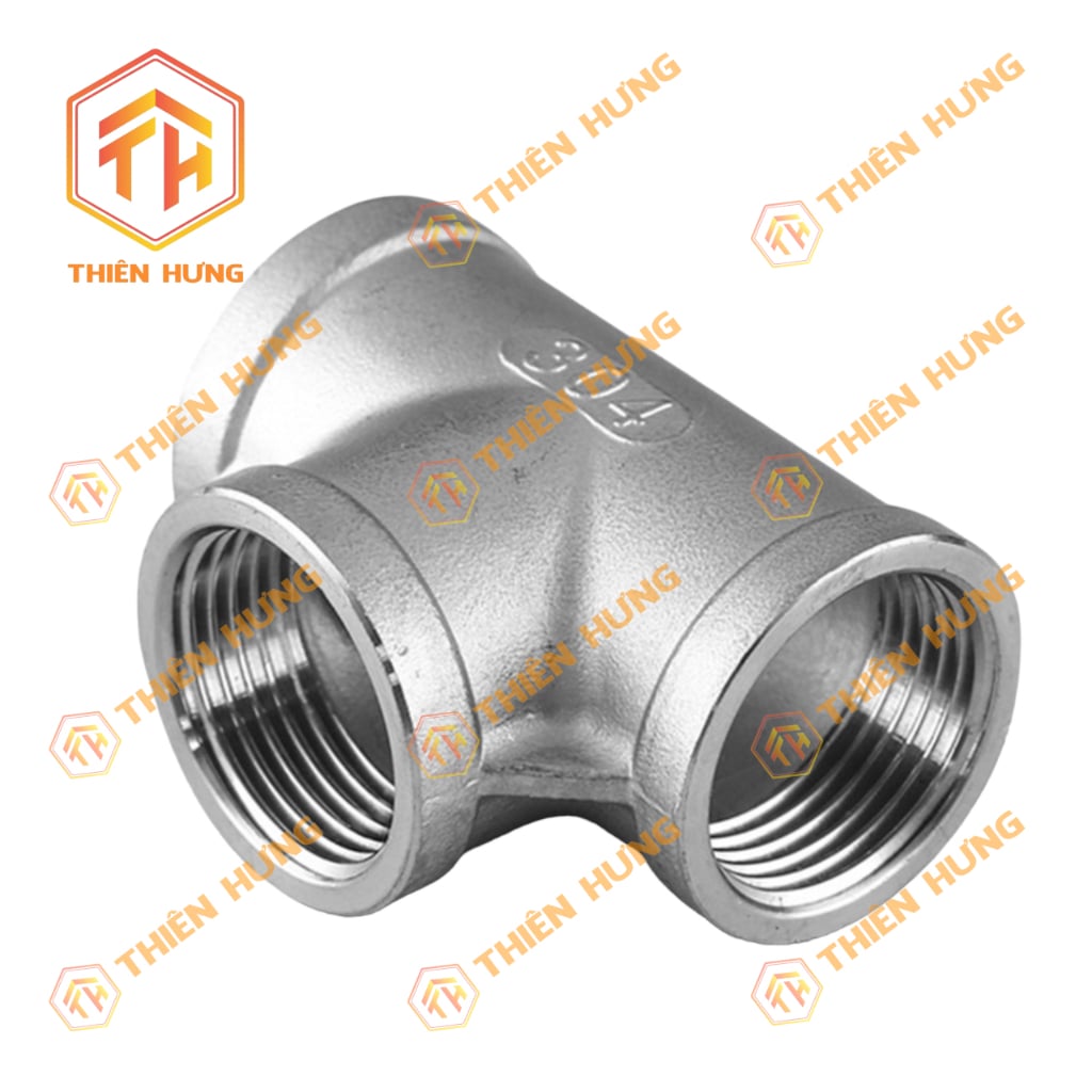 TÊ REN TRONG INOX 304 ( 13mm ~ 60mm)