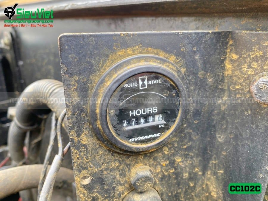 Xe lu rung nhỏ 2.5 Tấn Dynapac CC102C Thuỵ Điển (25345)
